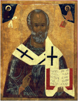 У православных большой праздник - день Святого Николая, архиепископа Мир Ликийского