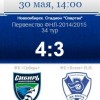 Нижегородская «Волга» завершила сезон в ФНЛ матчем против Сибири