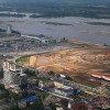 К чемпионату мира по футболу в Нижем Новгороде будут обновят тысячи фасадов, построят новые гостиницы, а заброшенный порт на Стрелке превратят в благоустроенный центр