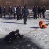 Урок спасения на льду устроили нижегородским школьникам сотрудники МЧС
