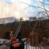 Заброшенное здание загорелись в центре Нижнего Новгорода вчера около трех часов дня