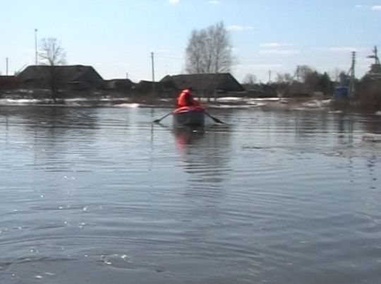 В северных районах Нижегородской области продолжается подъем уровня воды в реках