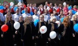 Хор из 795 голосов выступил на празднования дня рождения Нижнего Новгорода