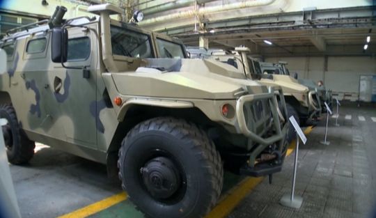 Арзамасский машиностроительный завод представил обновленный бронемобиль «Тигр»