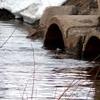 Участок автодороги «Арья-Атазик» в Уренском районе Нижегородской области затоплен талыми водами