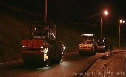 Окский съезд начали ремонтировать минувшей ночью