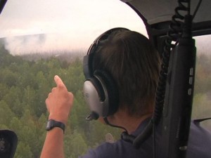 Лесные пожары в Нижегородской области отступают