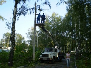 В Нижегородской области устраняют последствия урагана