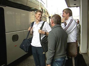 Сборная России отправилась на первый матч отборочного цикла Евро-2012