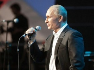 Путин спел песню на английском