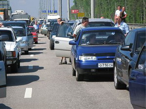 Движение затруднено на трассе М-7 «Волга» в Кстовском районе