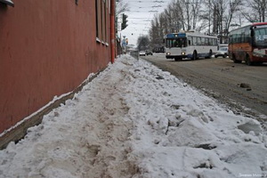 Нижний Новгород снова накрыл снегопад