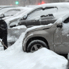 В Нижегородскую область вновь пришла зима - со снежными заносами на дорогах и понижением температуры
