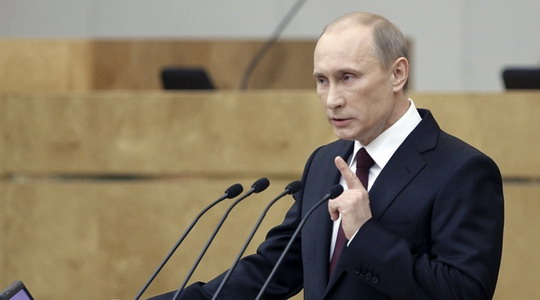 Премьер-министр Российской Федерации Владимир Путин выступил с отчетом проведенной работы за прошлый год перед Правительством