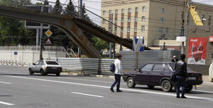 Пешеходный переход на Окском съезде будет открыт в конце этой недели