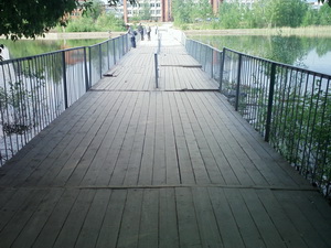 В Н.Новгороде будет реконструирован понтонный мостик через Мещерское озеро