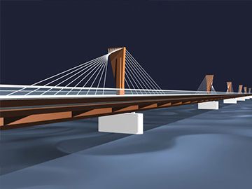 10 млрд 125 млн рублей будет вложено в строительство второго Волжского моста