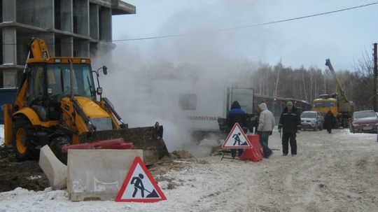 Новая крупная авария произошла на теплотрассе в Нижнем Новгороде