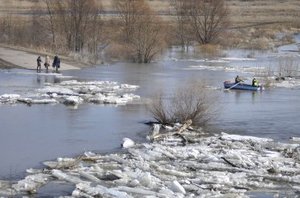 Уровень воды во время половодья может подняться на метр