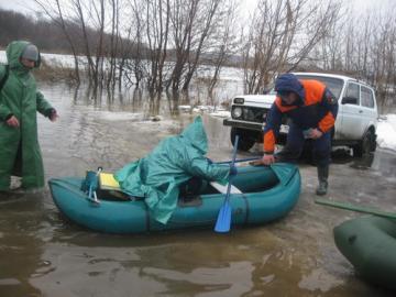 Около двухсот рыбаков в Бутурлинском районе обнаружили с воздуха сотрудники МЧС