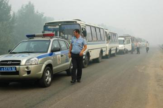 В Выксе из-за лесного пожара прервана смена одного из детских лагерей