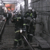 На станции метро «Горьковская» минувшей ночью из за короткого замыкания произошло возгорание в вагоне -  такова была легенда пожарно-тактических учений, которые накануне прошли на станции