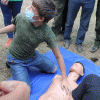 Спасатели и специалисты Центра медицины катастроф провели занятия с участниками Международного скаутского лагеря на Ветлуге