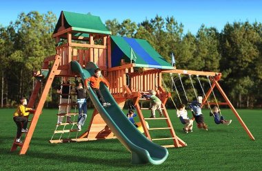 В парке «Швейцария» открывается игровой городок для детей