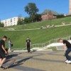 Нижегородские скейтбордисты сегодня протестировали обновленный экстрим-парк