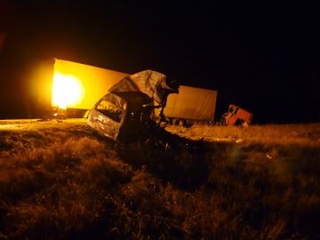 Взрыв баллонов с газом произошел в нижегородском микроавтобусе, столкнувшемся с грузовиком под Самарой