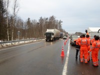 На участке трассы М-7 «Москва-Нижний Новгород» открыто движение на трех кругах