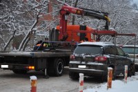 На маршруте эстафеты Олимпийского огня припаркованые автомобили будут эвакуировать