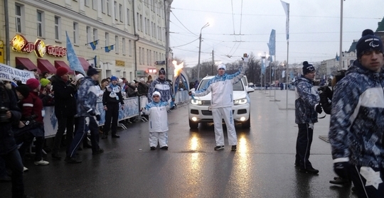 В центре Нижнего Новгорода была зажжена городская чаша Паралимпийского огня