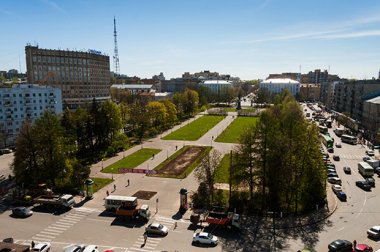Новый зелёный сквер в Нижнем Новгороде: от площади Горького до площади Свободы