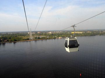 Канатная дорога Нижний Новгород- Бор работает в замедленном режиме