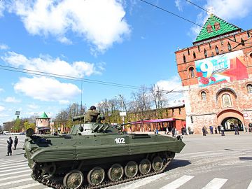 Генеральной репетиции парада в Нижнем Новгороде дана оценка «отлично»