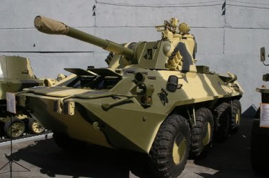 В парк Победы завезут миномет 2Б11,гаубицу Д-30 и самоходную установку 2С23 «Нона-СВК»