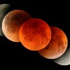 Сегодня жители планеты наблюдали достаточно редкое природное явление - полное лунное затмение