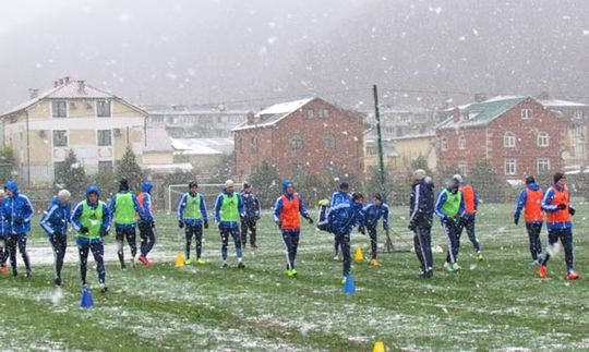 Футболисты нижегородской «Волги» начали работу на первом южном сборе