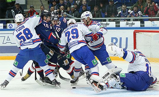 ХК СКА снова обыграл «Торпедо» в Кубке Гагарина