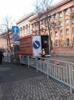 Дорожные ограждения на пересечении улиц Большой и Малой Покровской установили в Нижнем Новгороде