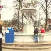 На площади Минина и Пожарского начал работать фонтан