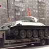 На проспект Кораблестроителей прибыл танк «Т-34»