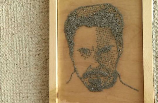 Портреты из гвоздей могут увидеть нижегородцы в Доме архитектора