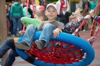 Наталья Водянова открыла в Нижнем Новгороде еще одну детскую площадку