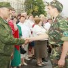 Воспитанники военно-патриотического лагеря «Хочу стать десантником» открывают лётный сезон