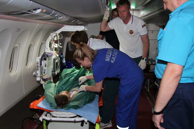 Мальчика, серьезно пострадавшего на пожаре в Калининграде,  доставили в Нижний Новгород