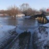 В Гагинском районе затопило автомобильный мост через реку Пьяна