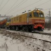 Сильные снегопады не повлияли на работу железной дороги