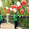 В память о своих близких — жертвах СПИДа нижегородцы запустили в небо воздушные шары
